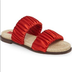 Mercedes Castillo Red Espadrille Sandals NWOT
